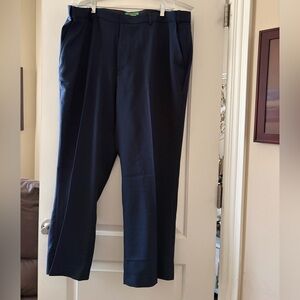 Hayband’s Fit Forever Men's Dark Blue Dress Pants